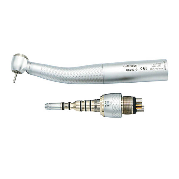 YUSENDENT Dental Fiber Optic LED Handpiece Torque with quick coupler For Kavo