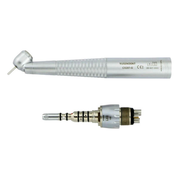 Dental Surgery 45 Degree Fiber Optic Handpiece Fit MULTIflex LED Coupling