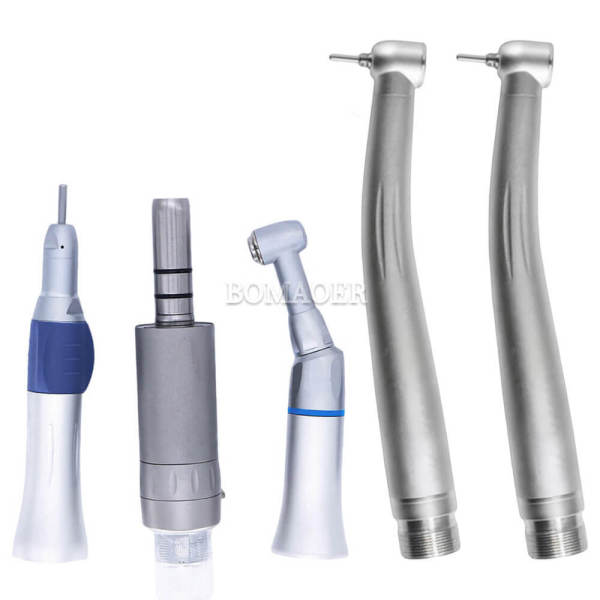 Dental 2 High speed & slow speed handpiece kit PANA MAX+EX203C Push button 4 holes