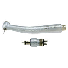 YUSENDENT Dental Push Button Torque Head Handpiece with Quick Coupler 4Hole