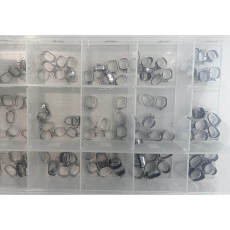 1 box 144pcs Dental Orthodontic Pre-molar Band Roth 15-32# with Hook Brackets