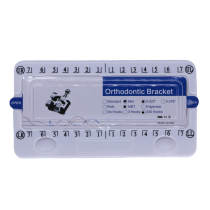 1 kit 20pcs/kit Dental Orthodontic metal bracket CNC Mini MBT 022 345 hooks