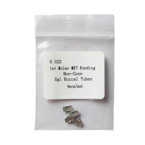 1 pack 4pcs Dental Orthodontic 1st molar Buccal tube MBT 022 Bondable Bigger holes