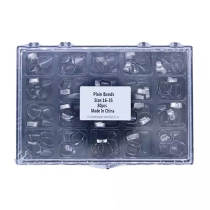 1 box 80pcs dental orthodontic plain bands 16#-35#