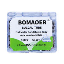 1 box BOMAOER Dental orthodontic 1st molar Monoblock buccal tube roth 0.022 50 sets