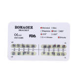 10 kits Dental Orthodontic Metal Brackets Brace Standard roth 018 3 hook 20pcs/kit