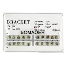 10 kits Dental Orthodontic Metal Brackets Brace MINI MBT 022 3 hook 20pcs/kit