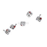 9 kits Dental Orthodontic MIM Mini Metal Bracket Brace MBT 0.022  345 Hooks
