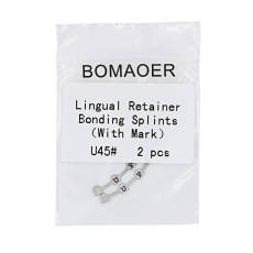 1 pack Dental lingual retainer bonding splints orthodontic size 10 sizes 2/pack U45