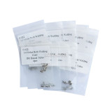 1 pack dental orthodontic weldable Convertible Double buccal tubes 1 Round 1 Rectangula holes (hook on rectangular holes)