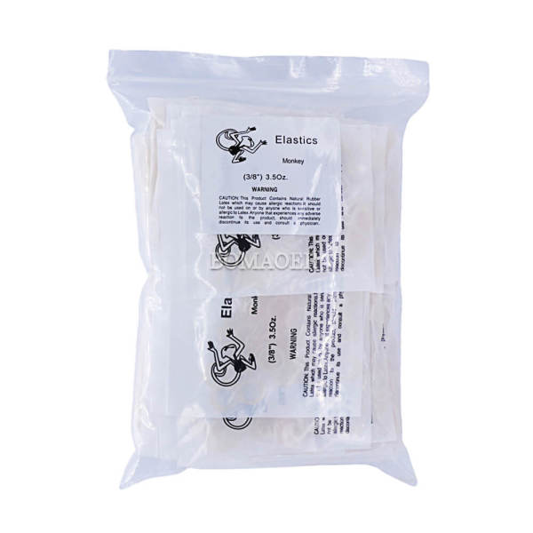 1 box Dental Orthodontic Bands Elastics Rubber Bands 3/8,3.5OZ (monkey)