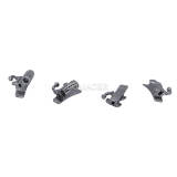 1 pack dental orthodontic weldable Convertible Double buccal tubes 1 Round 1 Rectangula holes (hook on rectangular holes)