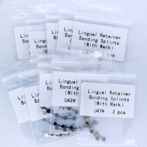 1 pack Dental lingual retainer bonding splints orthodontic size 10 sizes 2/pack L37