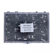 1 box 80Pcs Dental Orthodontic 16#-35 Bands with Buccal Tube 1st Molar Roth.022 U2/L1