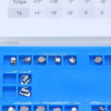 1 kit Dental orthodontic self-ligating bracket brace & buccal tubes MBT 022 345 hooks