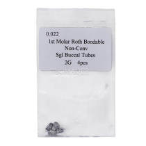 1 pack Dental Orthodontic 1ST Molar Buccal tubes Roth 022 2G Bonding