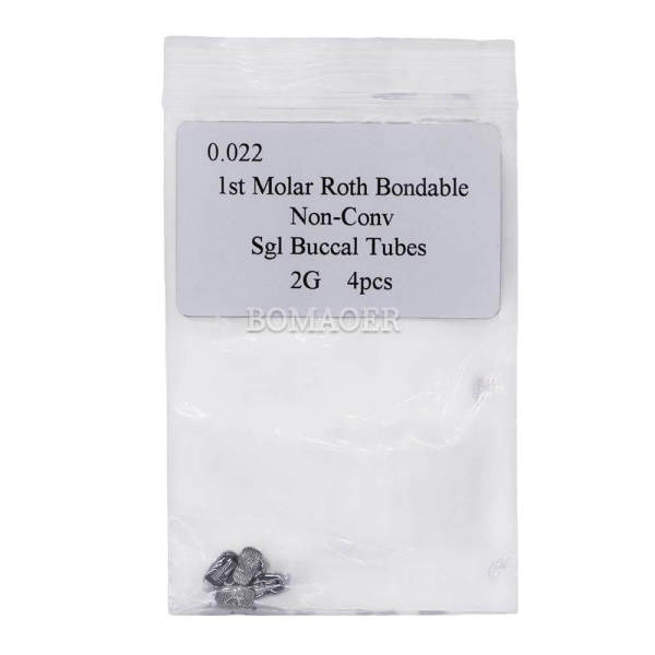 1 pack Dental Orthodontic 1ST Molar Buccal tubes Roth 022 2G Bonding