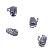 1 pack 4pcs Dental Orthodontic 2nd molar Buccal tube Roth 022 Bondable Bigger holes