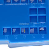 1 ORMAER Dental Orthodontic Ceramic Bracket Brace Roth 018 345 hooks 20pcs/kit