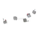 9 kits Dental Orthodontic MIM Mini Metal Bracket Brace MBT 0.022  345 Hooks
