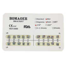 10 kits Dental Orthodontic Metal Brackets Brace mini roth 018 No hook 20pcs/kit