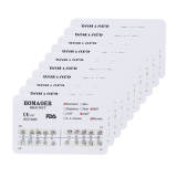 10 kits Dental Orthodontic Metal Brackets Brace Standard MBT 022 3 hook 20pcs/kit