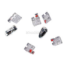1 KIT 28pcs/pack Dental orthodontic bracket brace 0.022 sapphire roth 345 with hook