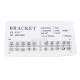 10 kits Dental orthodontic mental bracket brace Standard MBT 018 No hook 20PCS/kit