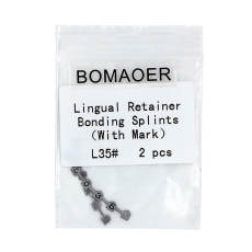 1 pack Dental lingual retainer bonding splints orthodontic size 10 sizes 2/pack L35