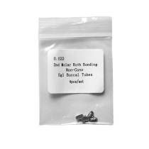 1 pack 4pcs Dental Orthodontic 2nd molar Buccal tube Roth 022 Bondable Bigger holes