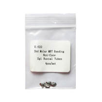 1 pack 4pcs Dental Orthodontic 2nd molar Buccal tube Roth 022 Bondable Bigger holes