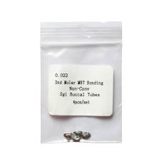 1 pack 4pcs Dental Orthodontic 2nd molar Buccal tube Roth 022 Bondable Bigger holes