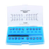 1 pack Dental mental self-ligating bracket brace roth 022 345 hooks 20pcs/kit with tool