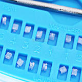 1 kit Dental 3D Ceramic Self-Ligating Bracket Roth 0.022 with 345 Hooks