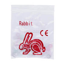 1 pack Dental Orthodontic Elastic Bands Multi-Color 6.5oz Rabbit 3/16  (100PCS/Pack)
