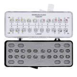 1 pack Dental Orthodontic mental bracket brace mini roth 022 345 hooks color mark