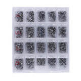 1 BOX 100Sets Orthodontics Dental MIM Monoblock Brackets Roth 022 Braces On 345 Hooks