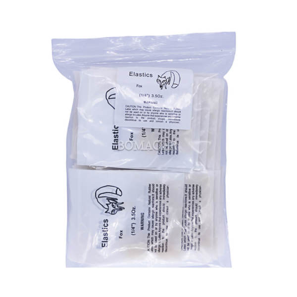 1 box Dental Orthodontic Bands Elastics Rubber Bands 1/4,3.5OZ (fox)