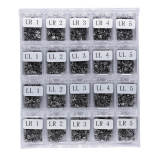 1 BOX 100Sets Orthodontics Dental Weldable Brackets Roth 022 Braces On 345 Hooks
