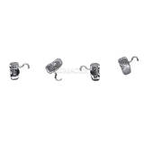 1 Pack Dental orthodontic 1st Roth molar buccal tubes with crimpable hooks 4pcs/Pack