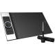 XPPen Deco Pro Medium Graphics Drawing Tablet Ultrathin Digital Pen Tablet with Tilt Function Double Wheel and 8 Shortcut Keys 8192 Levels Pressure 11x6 Inch Working Area