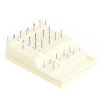 168 Holes Plastic Dental Burs Holder Soakable disinfection