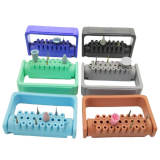 25 holes Dental Plastic Disinfection Box shelf Resistant to 135 ° 16 high, 9 slow speed