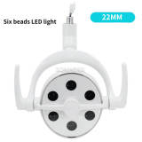 Dental Unit Chair use LED Oral Light Lamp 6 LED 22MM Round Shape