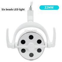 Dental Unit Chair use LED Oral Light Lamp 6 LED 22MM Round Shape