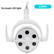 Dental Unit Chair use LED Oral Light Lamp 6 LED 22MM Round Shape
