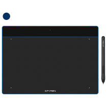 XPPen Deco Fun L Graphic Drawing Tablet 10x6 Inches Digital Drawing Pad Art Tablet with 8192 Levels of Pressure Battery-Free Stylus for Digital Drawing, Animation, Online Teaching(Blue)