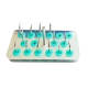Dental Metal 16 Holes Scaler Tips Holder