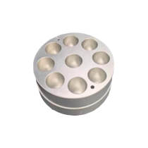 Lab Reaction tube heating module Heater  For 25ml Dia 26-27mm Tube 9 Holes