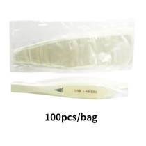100pcs/Bag Dental Materials Oral Camera Sleeve 24.6x5cm